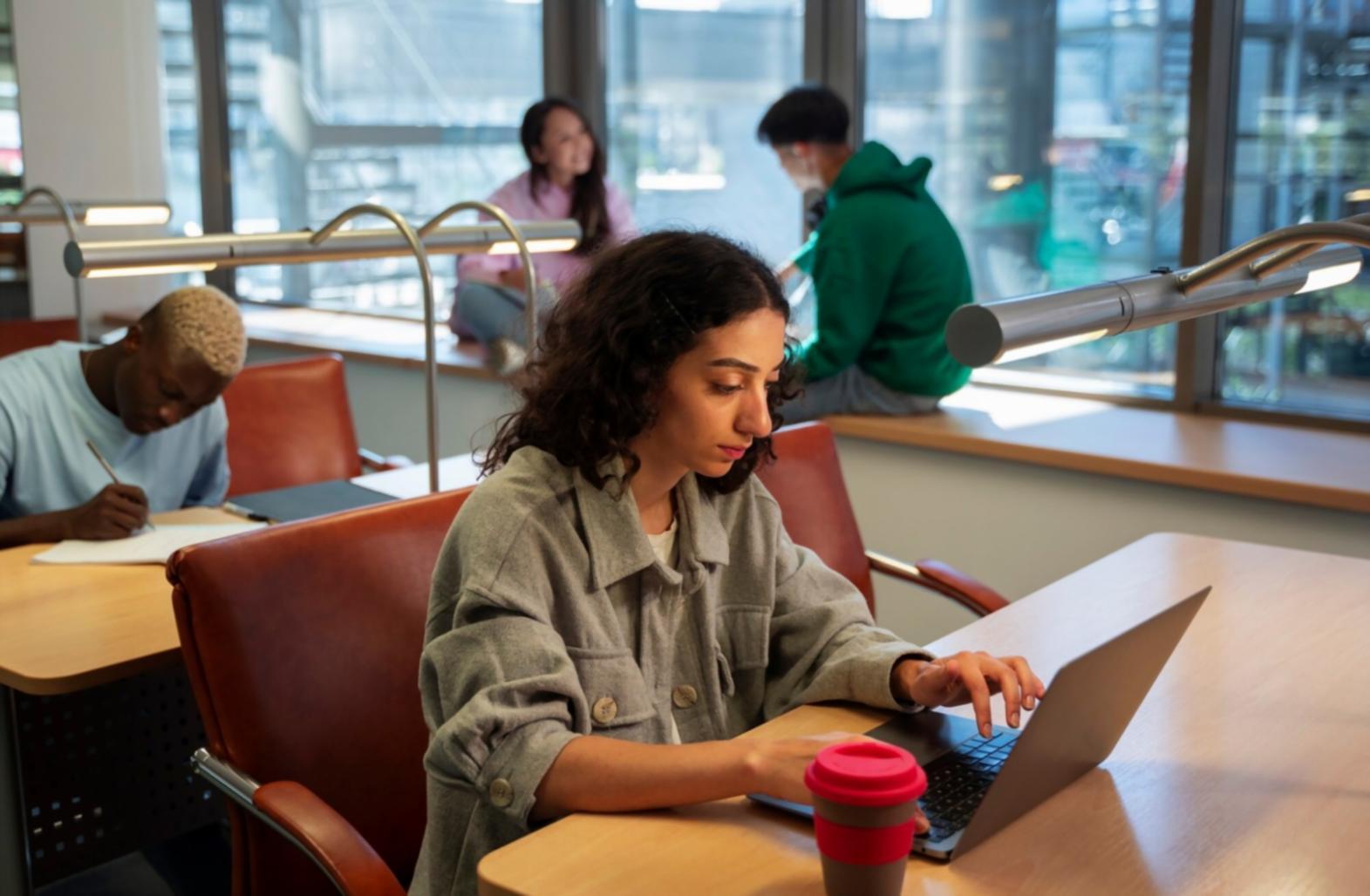 Professional workspace showing financial planning and cash flow management tools