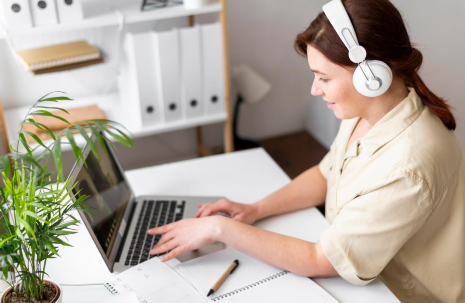 Financial planning workspace with cash flow documents